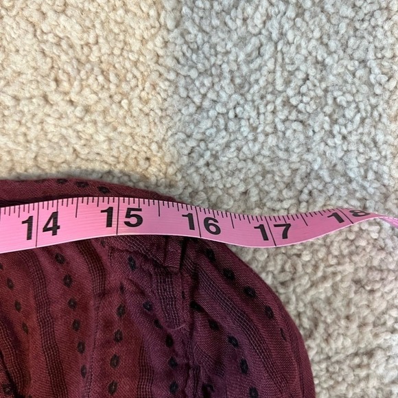 Cloth & Stone Women's Maroon Button Up Size XS - Picture 6 of 9